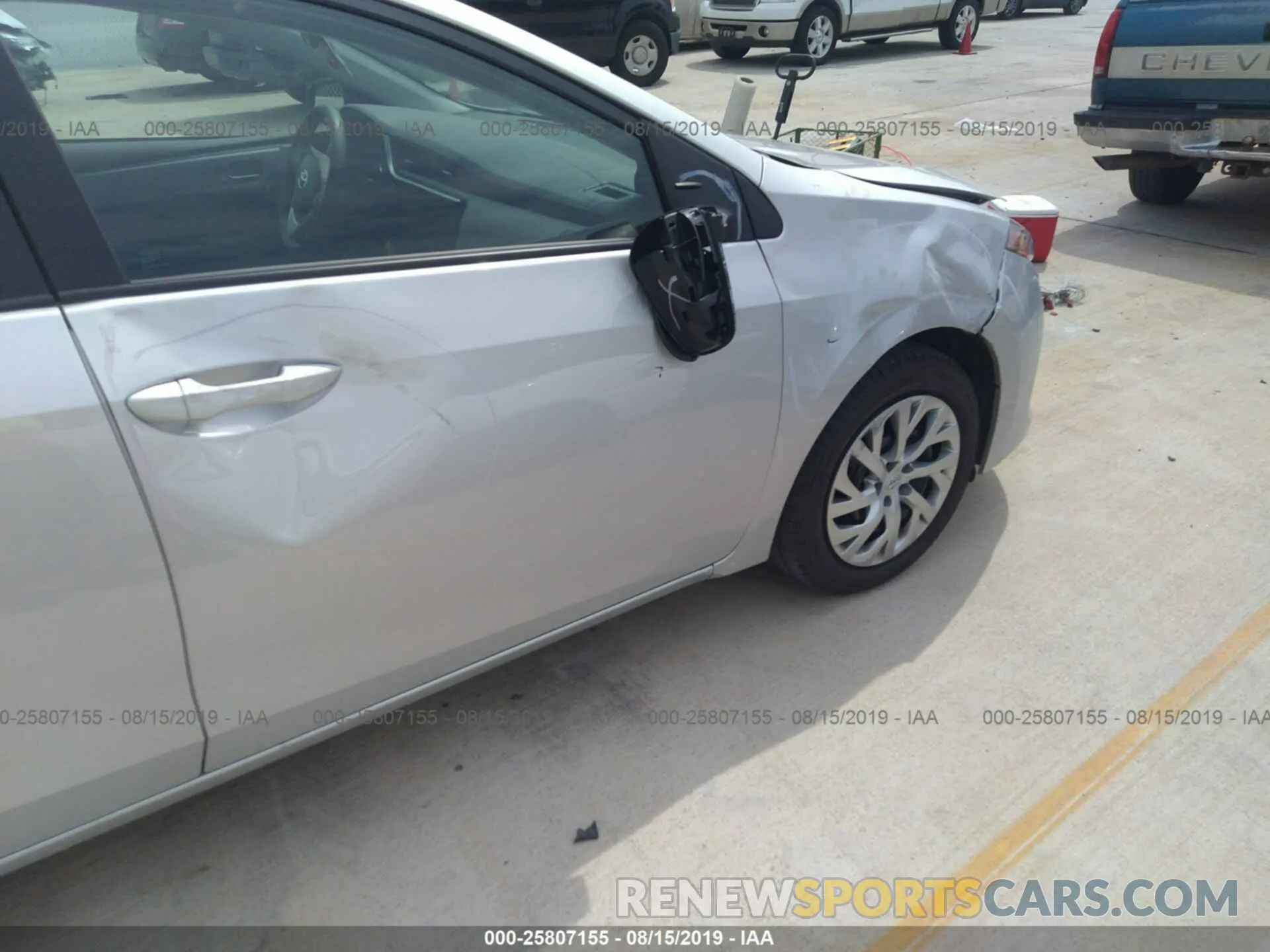 6 Photograph of a damaged car 2T1BURHE7KC214378 TOYOTA COROLLA 2019