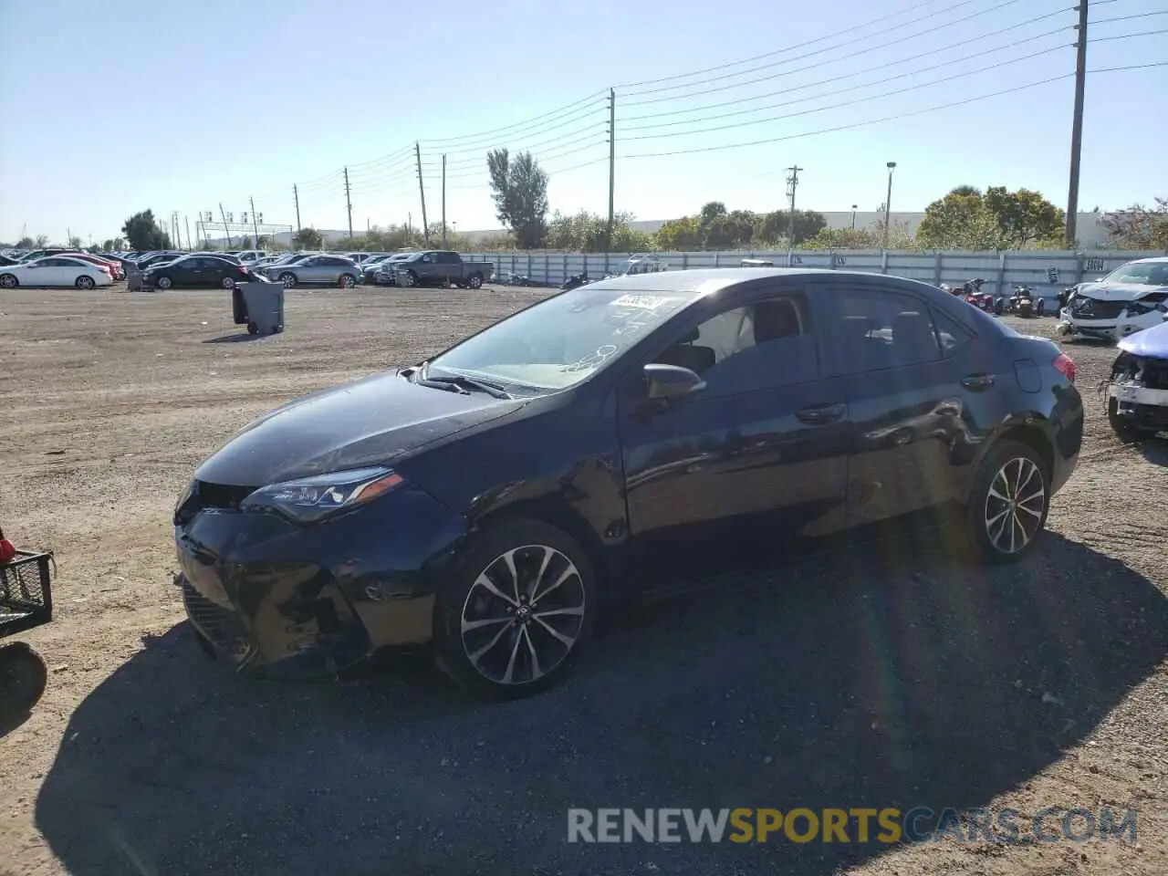 2 Фотография поврежденного автомобиля 2T1BURHE7KC215174 TOYOTA COROLLA 2019