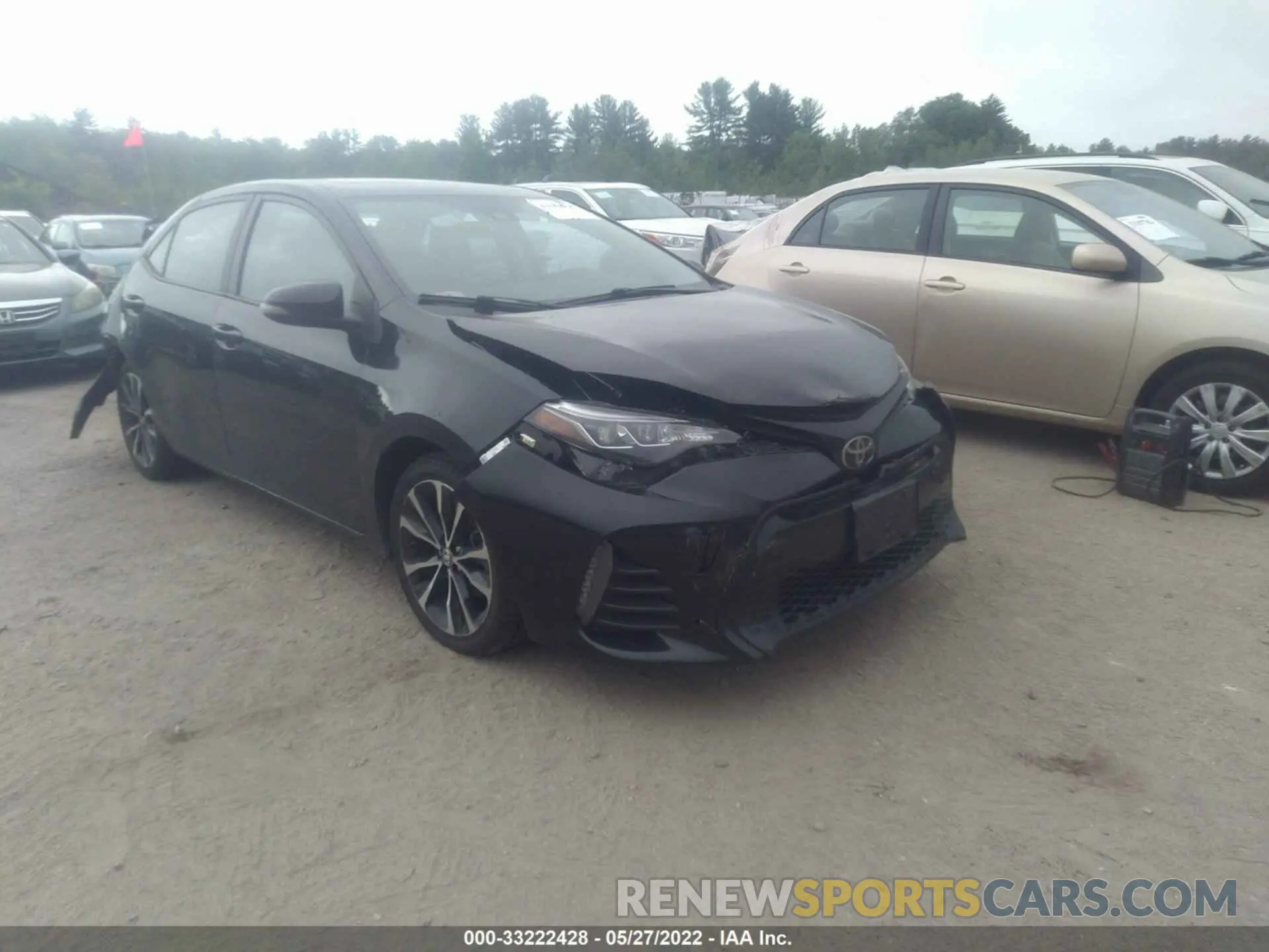1 Photograph of a damaged car 2T1BURHE7KC219869 TOYOTA COROLLA 2019