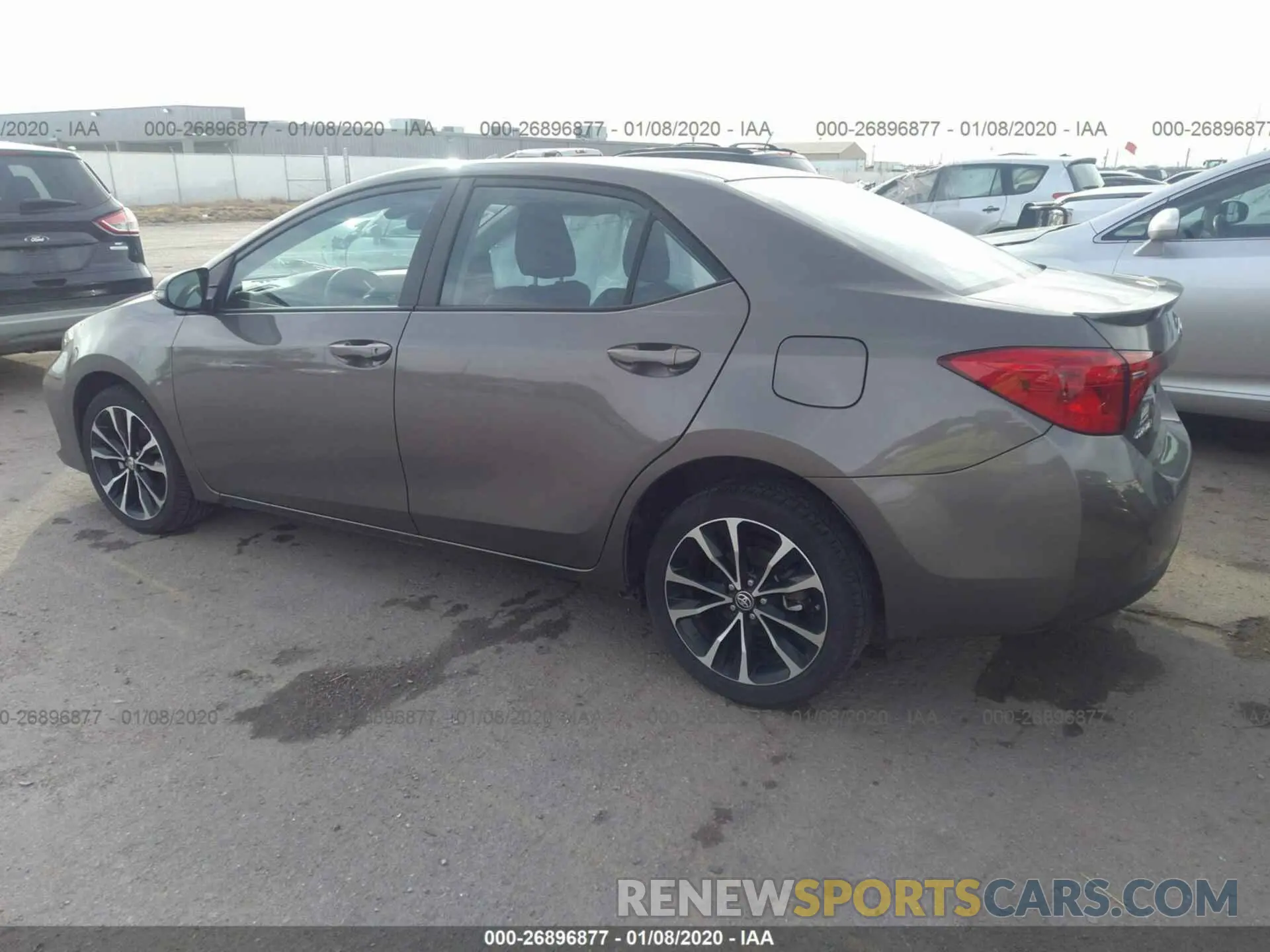 3 Photograph of a damaged car 2T1BURHE7KC221492 TOYOTA COROLLA 2019