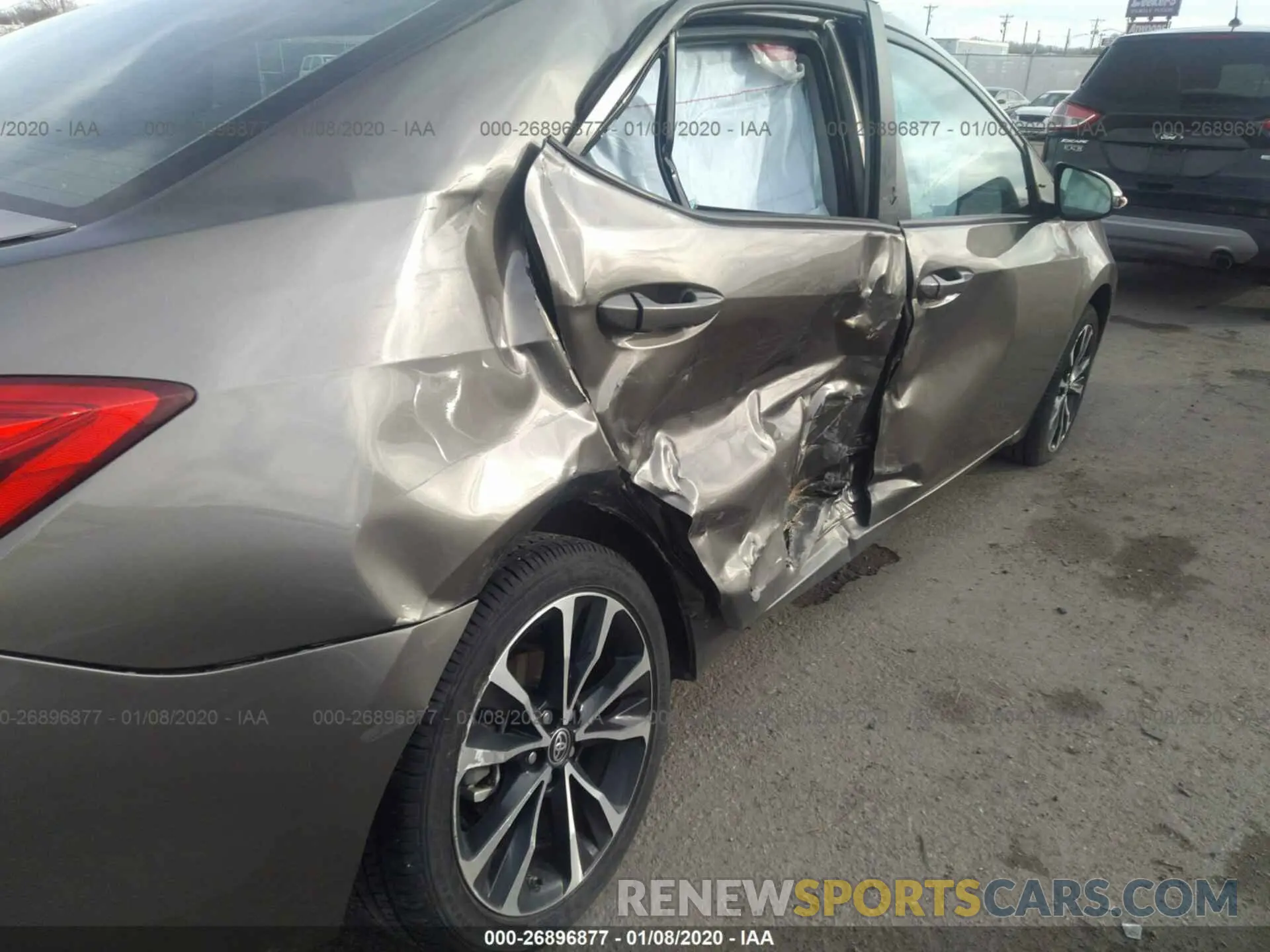 6 Photograph of a damaged car 2T1BURHE7KC221492 TOYOTA COROLLA 2019