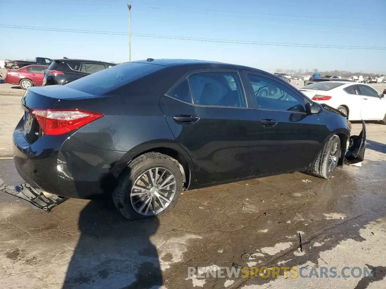 3 Photograph of a damaged car 2T1BURHE7KC227227 TOYOTA COROLLA 2019