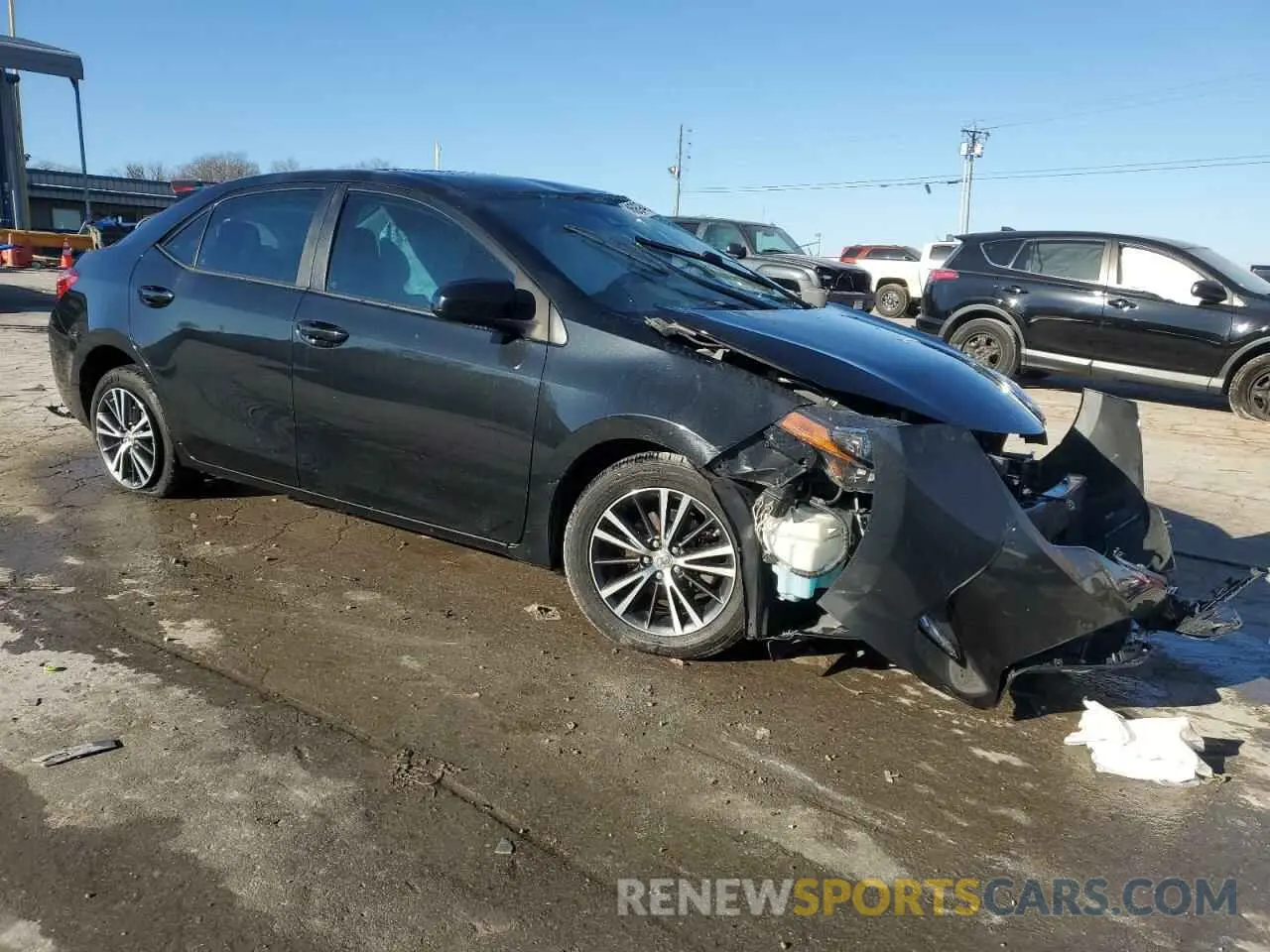 4 Photograph of a damaged car 2T1BURHE7KC227227 TOYOTA COROLLA 2019