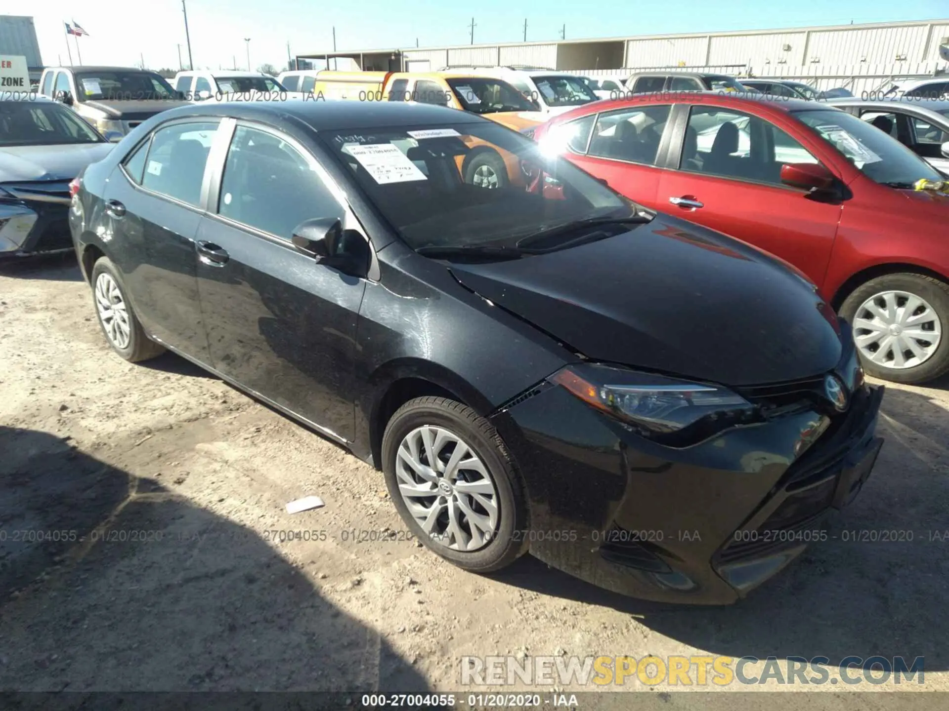 1 Photograph of a damaged car 2T1BURHE7KC234503 TOYOTA COROLLA 2019