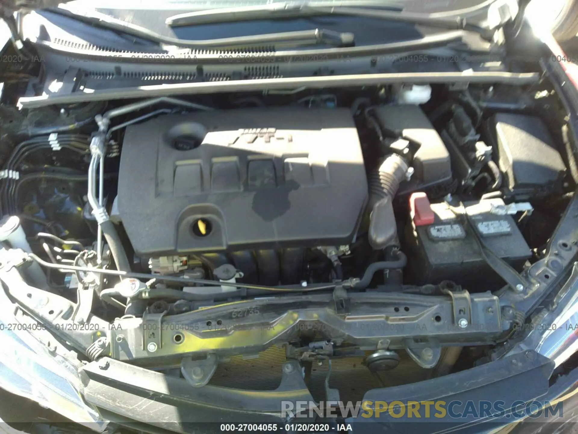 10 Photograph of a damaged car 2T1BURHE7KC234503 TOYOTA COROLLA 2019