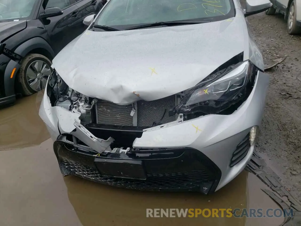 9 Фотография поврежденного автомобиля 2T1BURHE7KC234565 TOYOTA COROLLA 2019