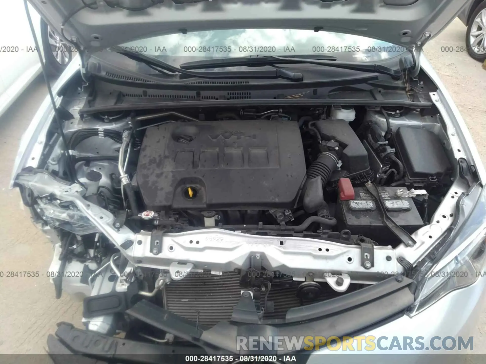 10 Photograph of a damaged car 2T1BURHE7KC240673 TOYOTA COROLLA 2019