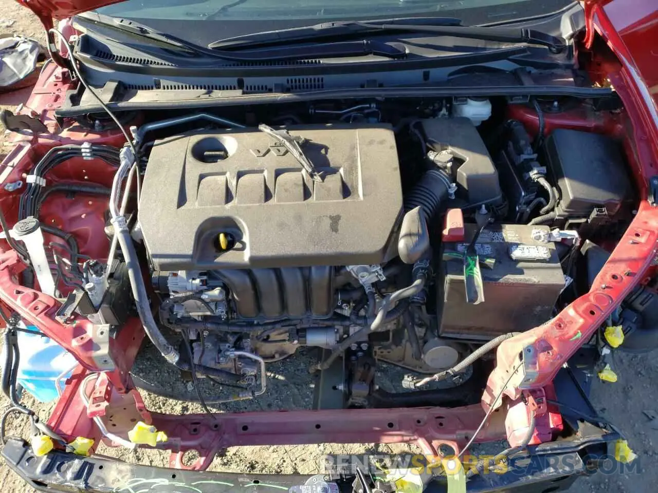 7 Photograph of a damaged car 2T1BURHE7KC243587 TOYOTA COROLLA 2019