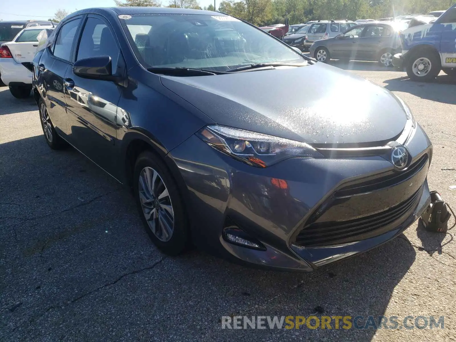 1 Photograph of a damaged car 2T1BURHE8KC130831 TOYOTA COROLLA 2019