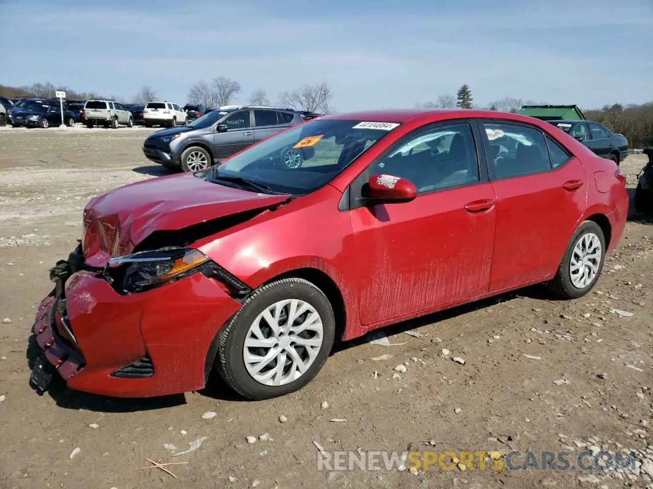 1 Photograph of a damaged car 2T1BURHE8KC132028 TOYOTA COROLLA 2019