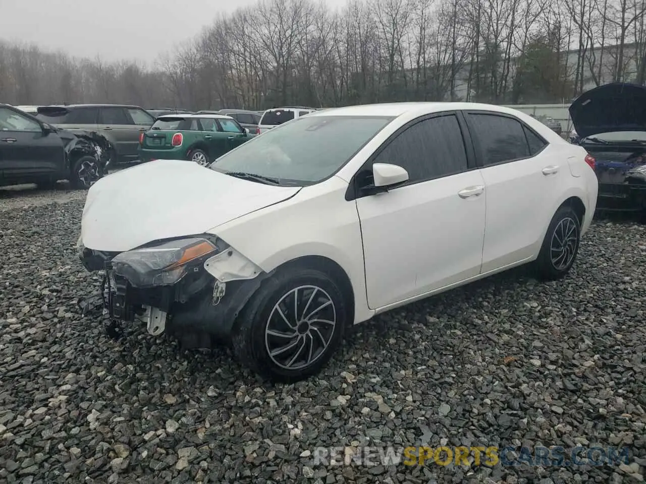 1 Фотография поврежденного автомобиля 2T1BURHE8KC141330 TOYOTA COROLLA 2019