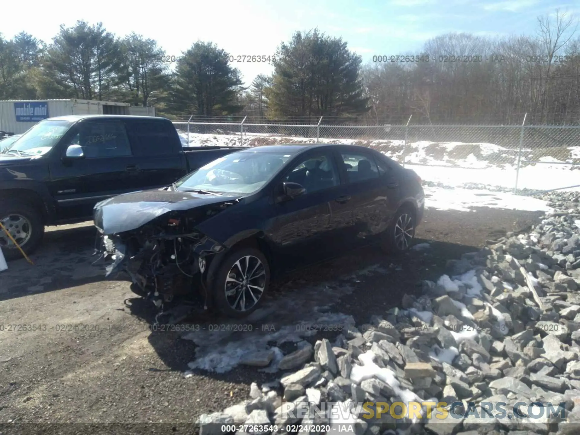 2 Photograph of a damaged car 2T1BURHE8KC143658 TOYOTA COROLLA 2019