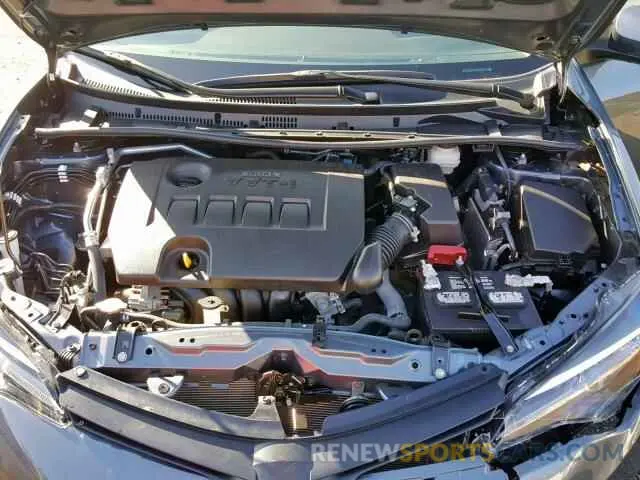 7 Photograph of a damaged car 2T1BURHE8KC147371 TOYOTA COROLLA 2019