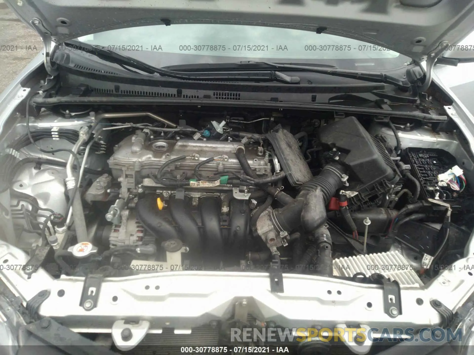10 Photograph of a damaged car 2T1BURHE8KC149816 TOYOTA COROLLA 2019