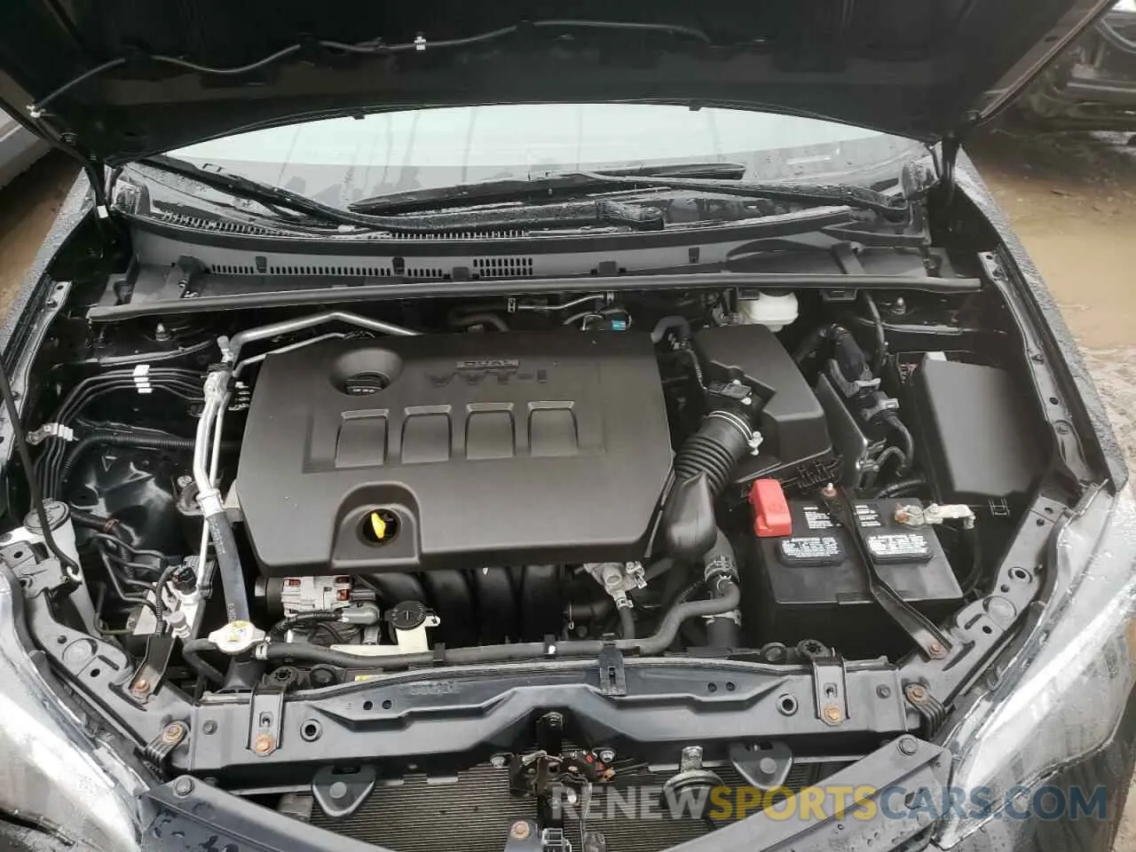 7 Photograph of a damaged car 2T1BURHE8KC176918 TOYOTA COROLLA 2019