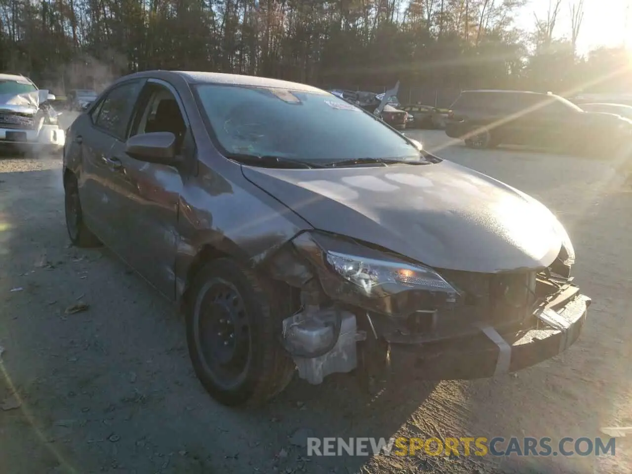 1 Photograph of a damaged car 2T1BURHE8KC190740 TOYOTA COROLLA 2019