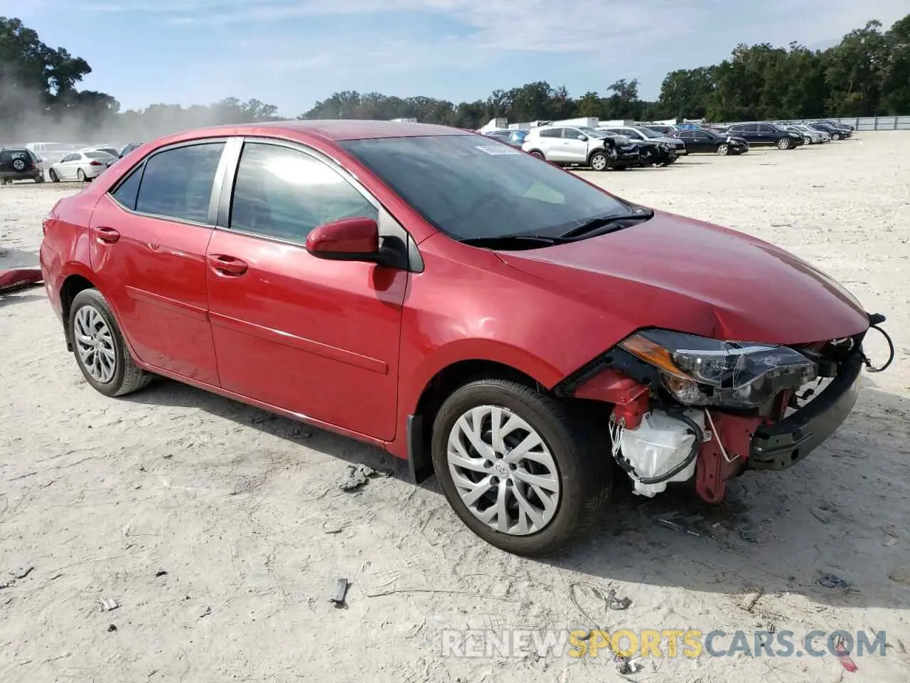 4 Photograph of a damaged car 2T1BURHE8KC193217 TOYOTA COROLLA 2019