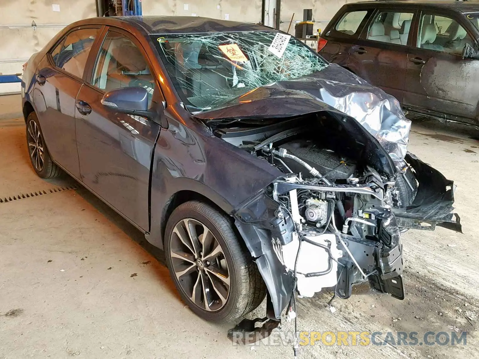 1 Photograph of a damaged car 2T1BURHE8KC198207 TOYOTA COROLLA 2019