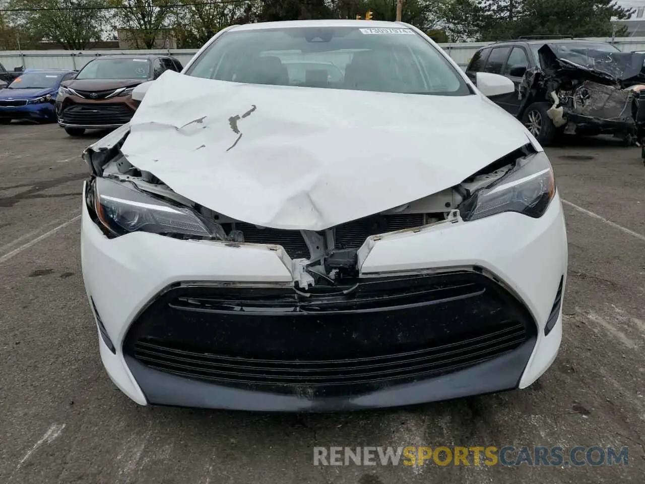 5 Фотография поврежденного автомобиля 2T1BURHE8KC202238 TOYOTA COROLLA 2019