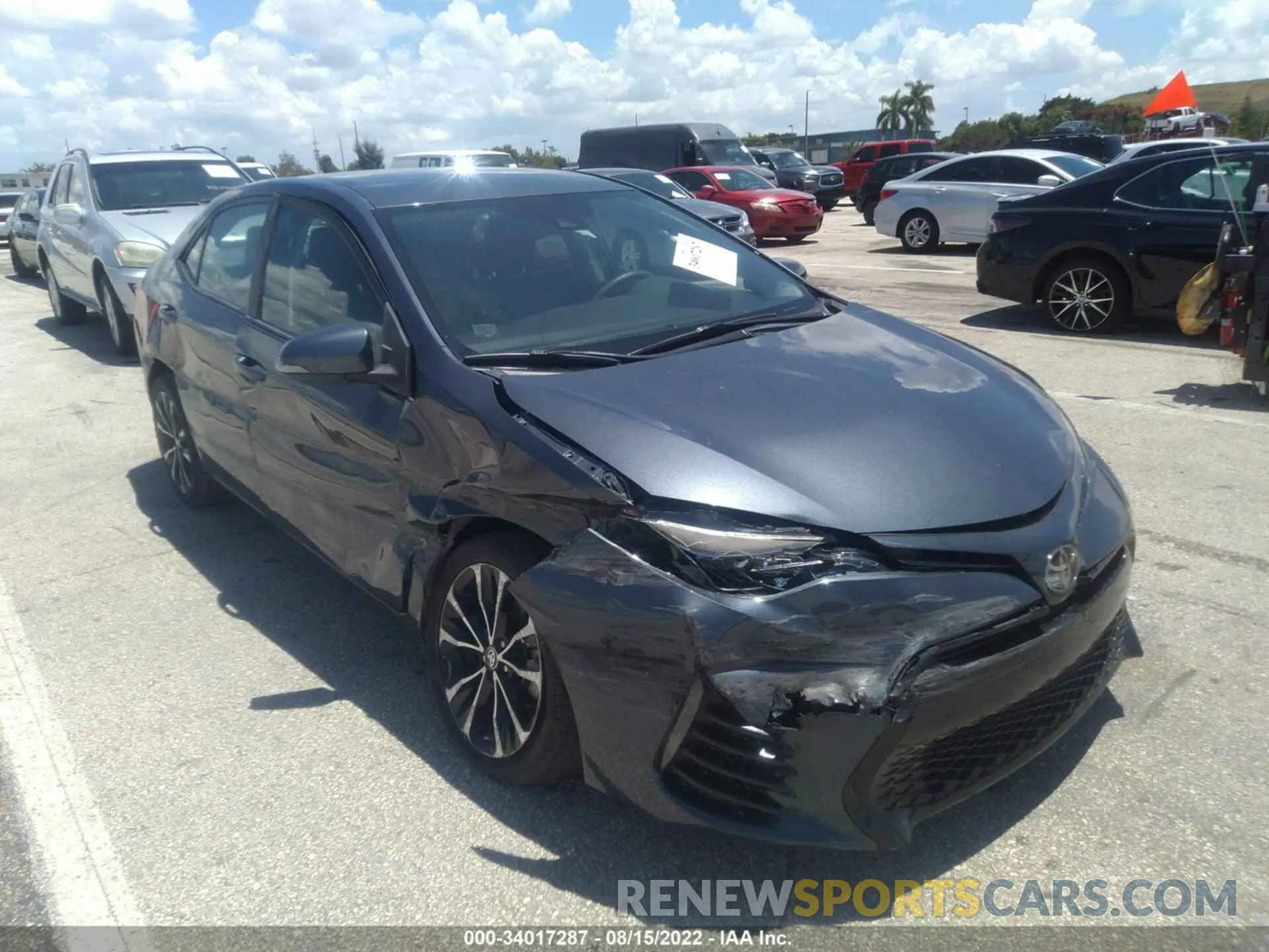 6 Фотография поврежденного автомобиля 2T1BURHE8KC216382 TOYOTA COROLLA 2019