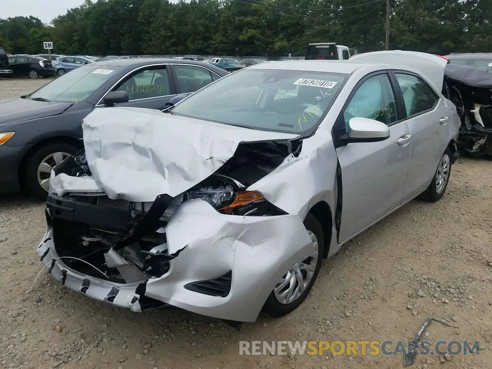 2 Photograph of a damaged car 2T1BURHE8KC234767 TOYOTA COROLLA 2019