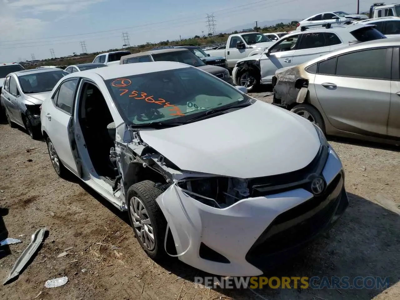 4 Photograph of a damaged car 2T1BURHE8KC236700 TOYOTA COROLLA 2019