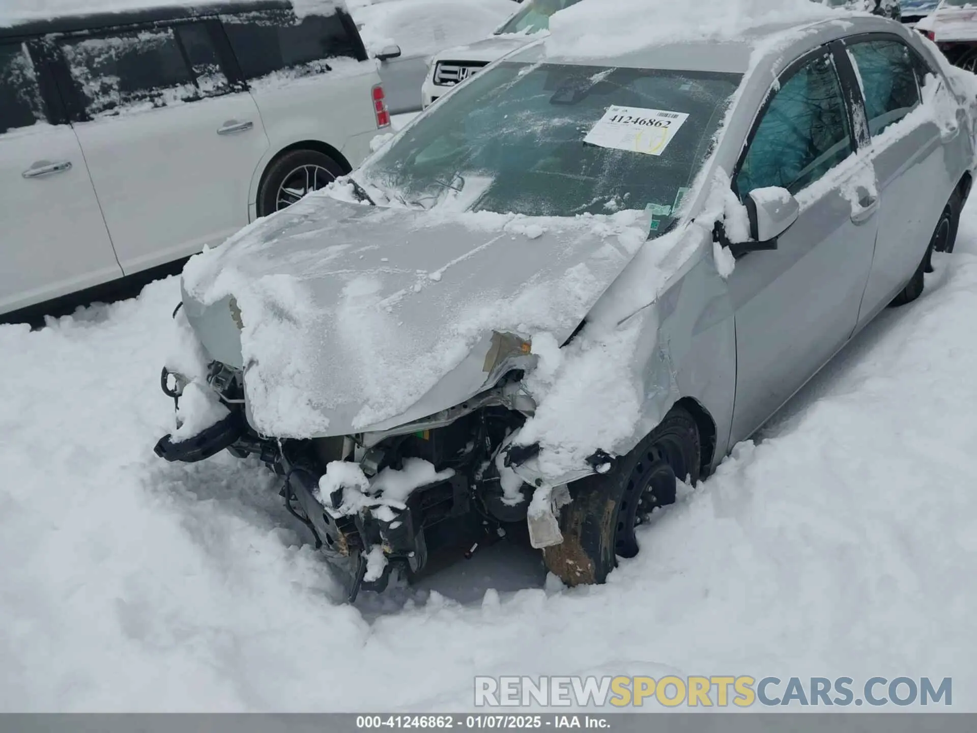 6 Photograph of a damaged car 2T1BURHE8KC243100 TOYOTA COROLLA 2019