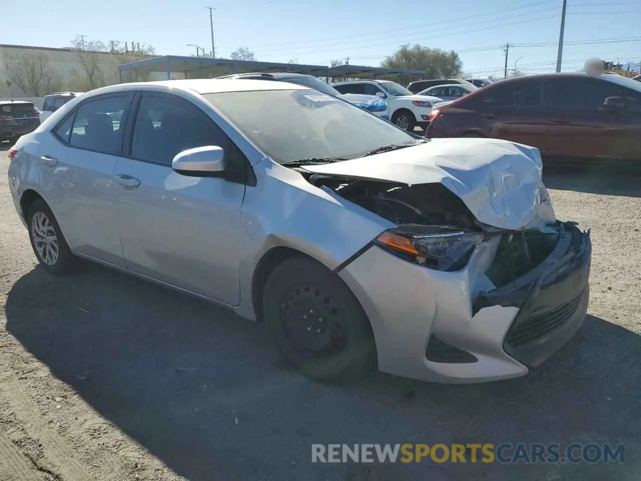 4 Photograph of a damaged car 2T1BURHE8KC243520 TOYOTA COROLLA 2019