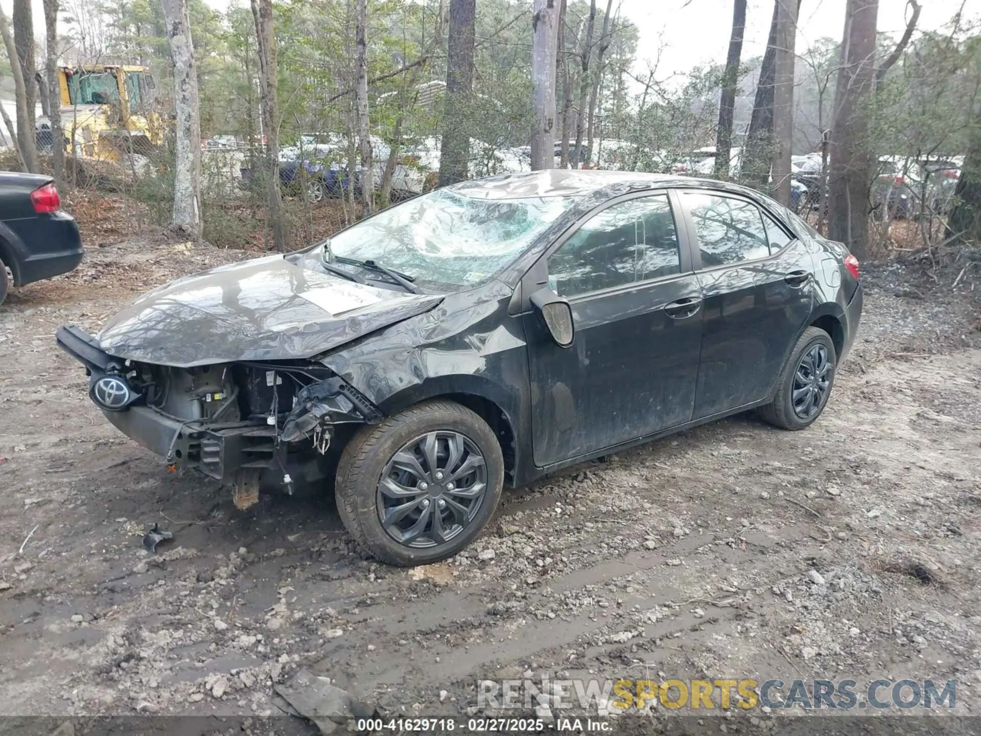 2 Photograph of a damaged car 2T1BURHE9KC136783 TOYOTA COROLLA 2019