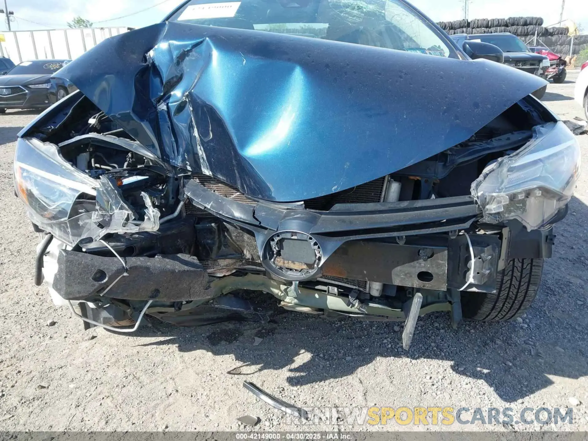 6 Фотография поврежденного автомобиля 2T1BURHE9KC140641 TOYOTA COROLLA 2019