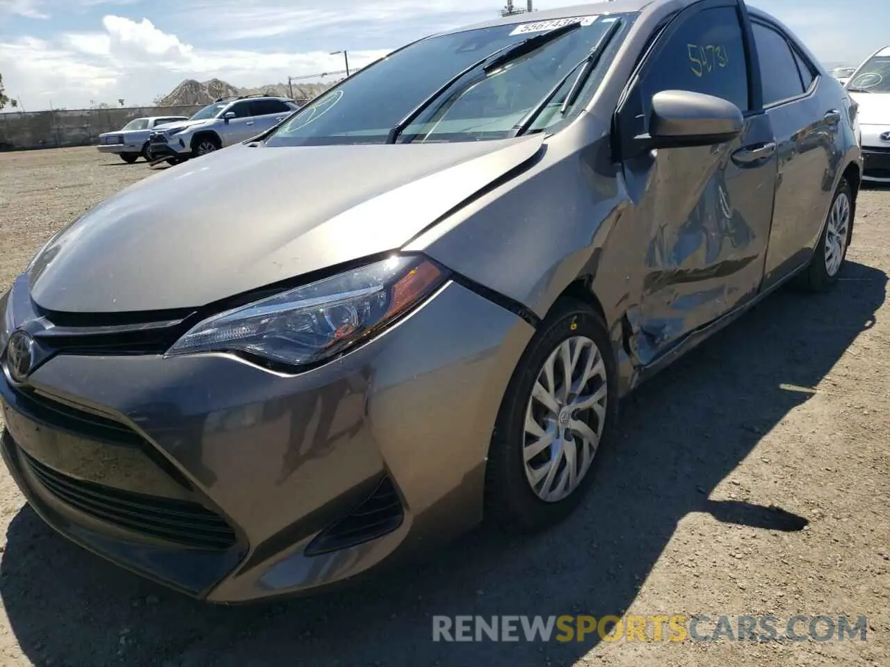 9 Photograph of a damaged car 2T1BURHE9KC145872 TOYOTA COROLLA 2019