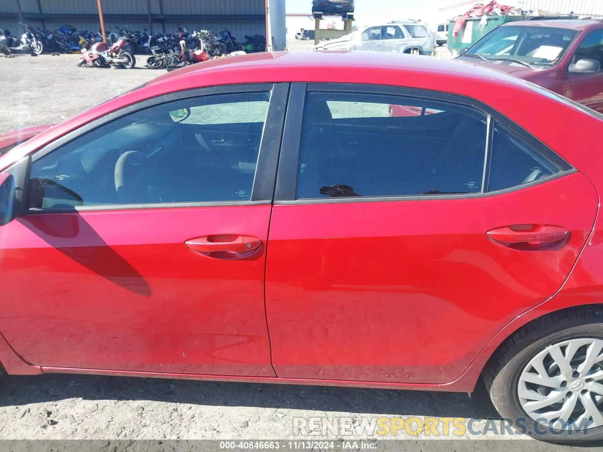 15 Photograph of a damaged car 2T1BURHE9KC149484 TOYOTA COROLLA 2019