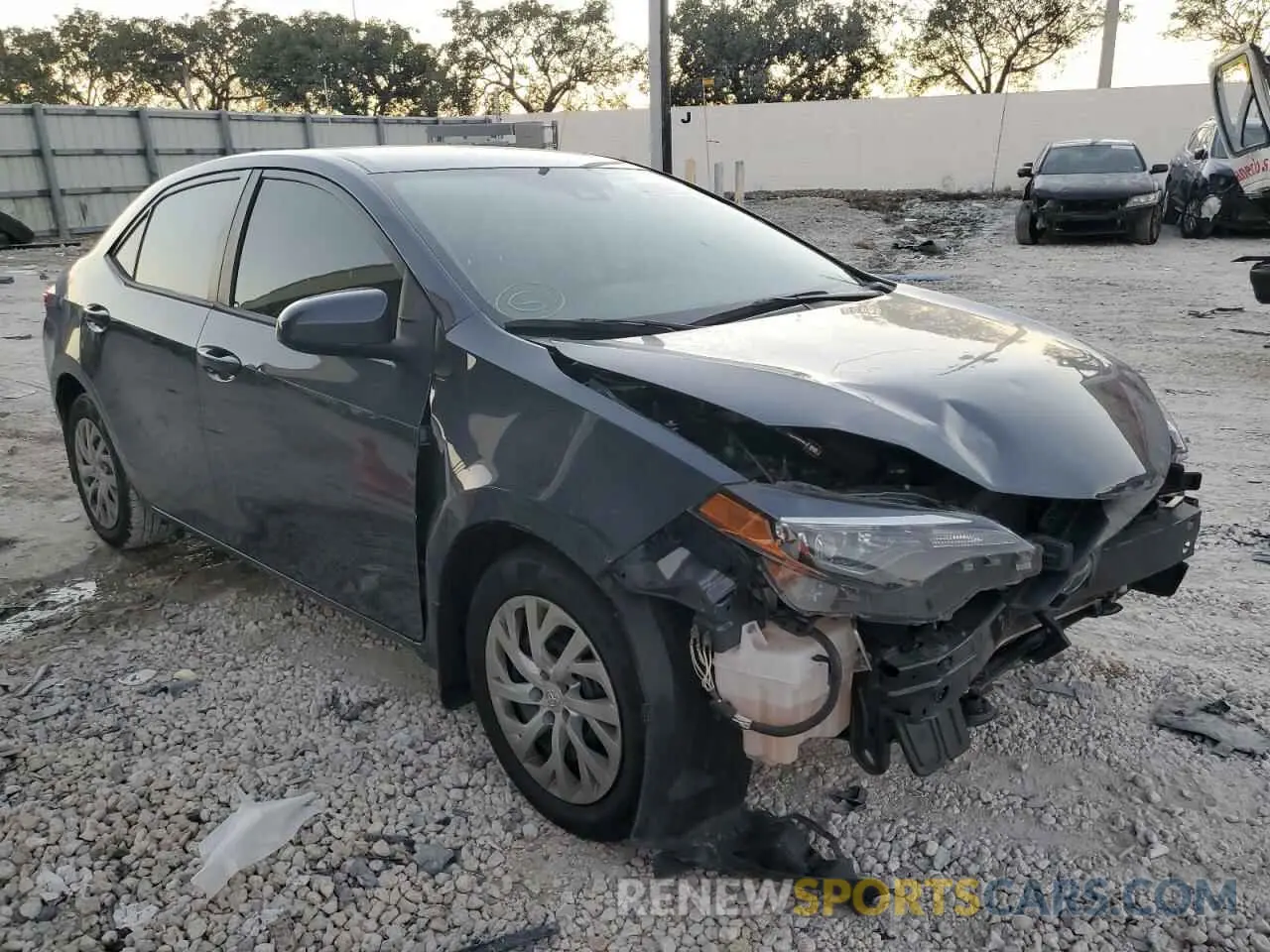4 Photograph of a damaged car 2T1BURHE9KC158198 TOYOTA COROLLA 2019