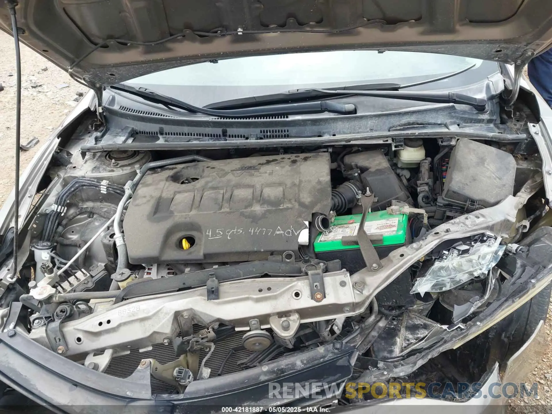 10 Фотография поврежденного автомобиля 2T1BURHE9KC160145 TOYOTA COROLLA 2019
