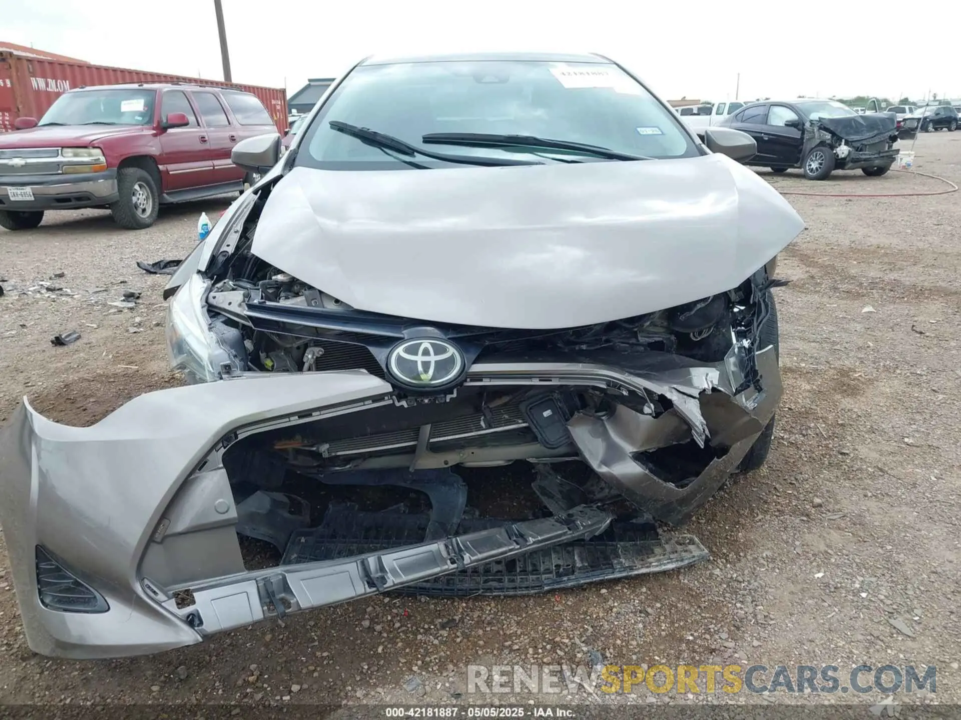 6 Фотография поврежденного автомобиля 2T1BURHE9KC160145 TOYOTA COROLLA 2019