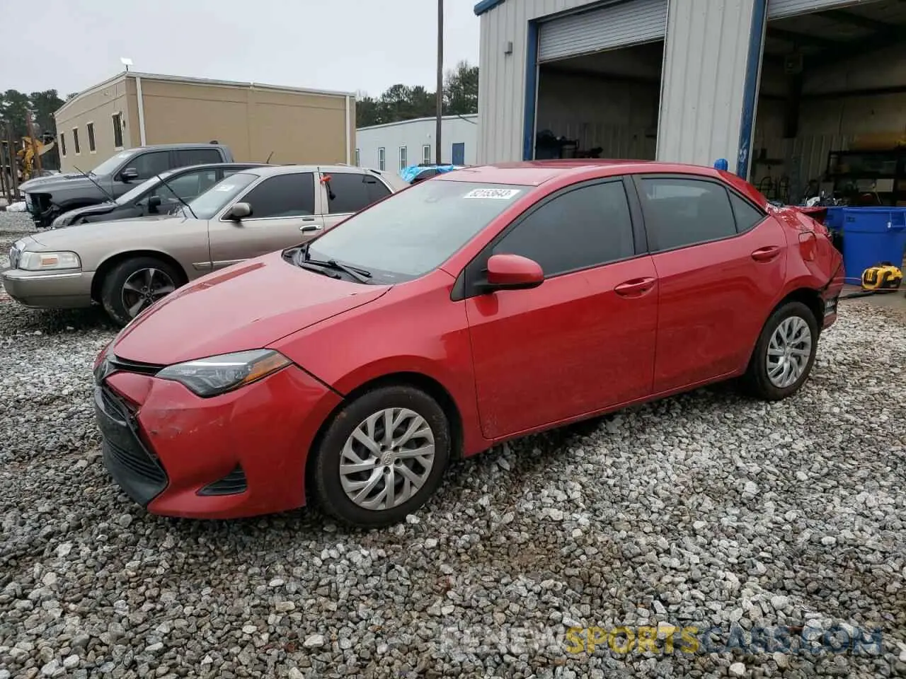 1 Photograph of a damaged car 2T1BURHE9KC160775 TOYOTA COROLLA 2019