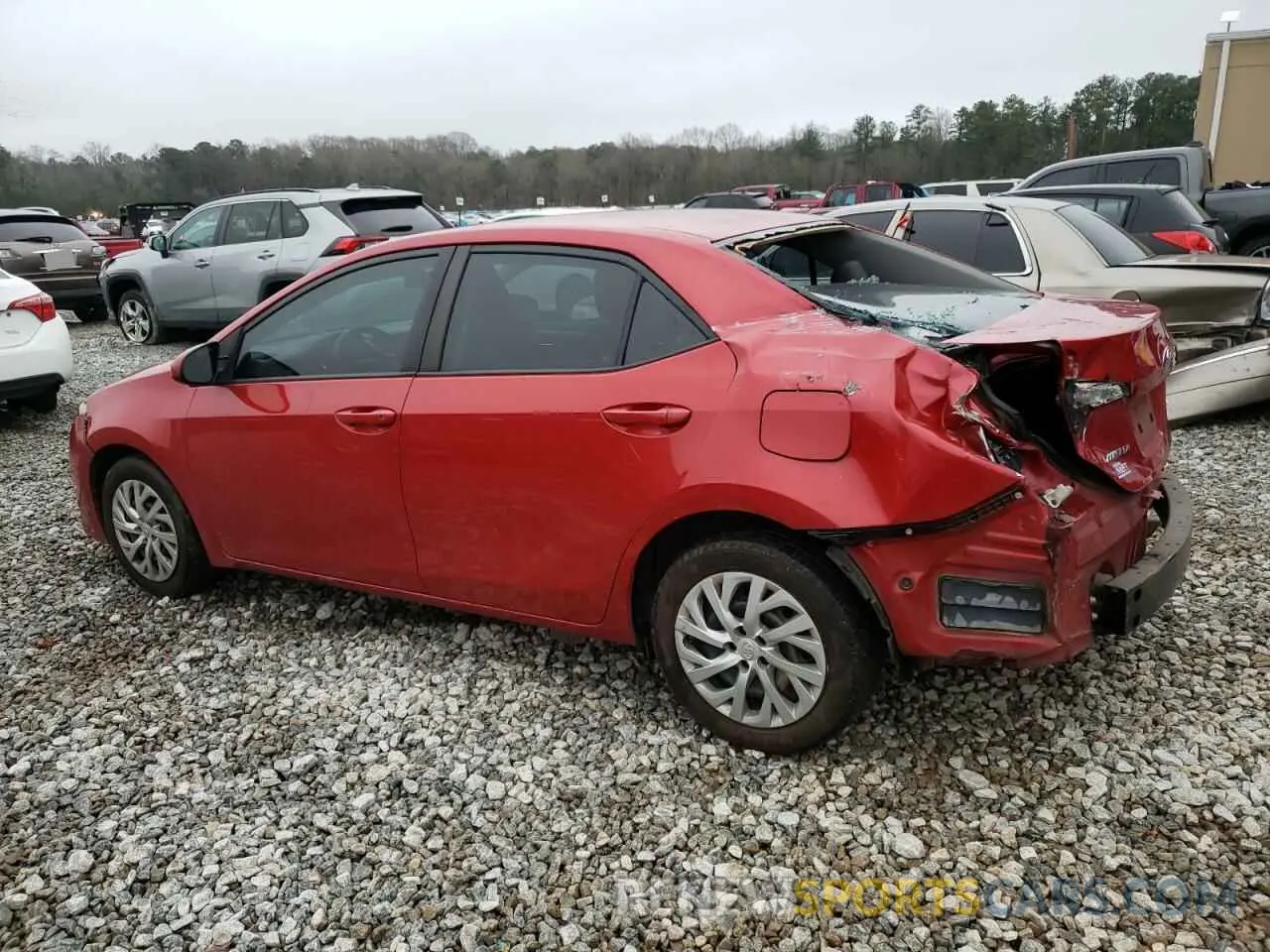 2 Photograph of a damaged car 2T1BURHE9KC160775 TOYOTA COROLLA 2019