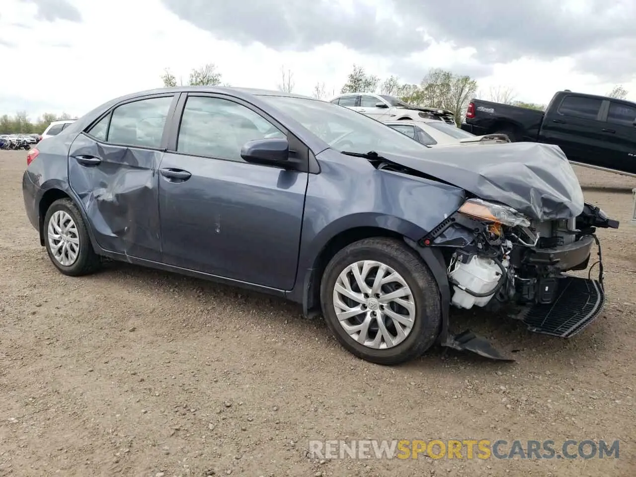 4 Фотография поврежденного автомобиля 2T1BURHE9KC184543 TOYOTA COROLLA 2019