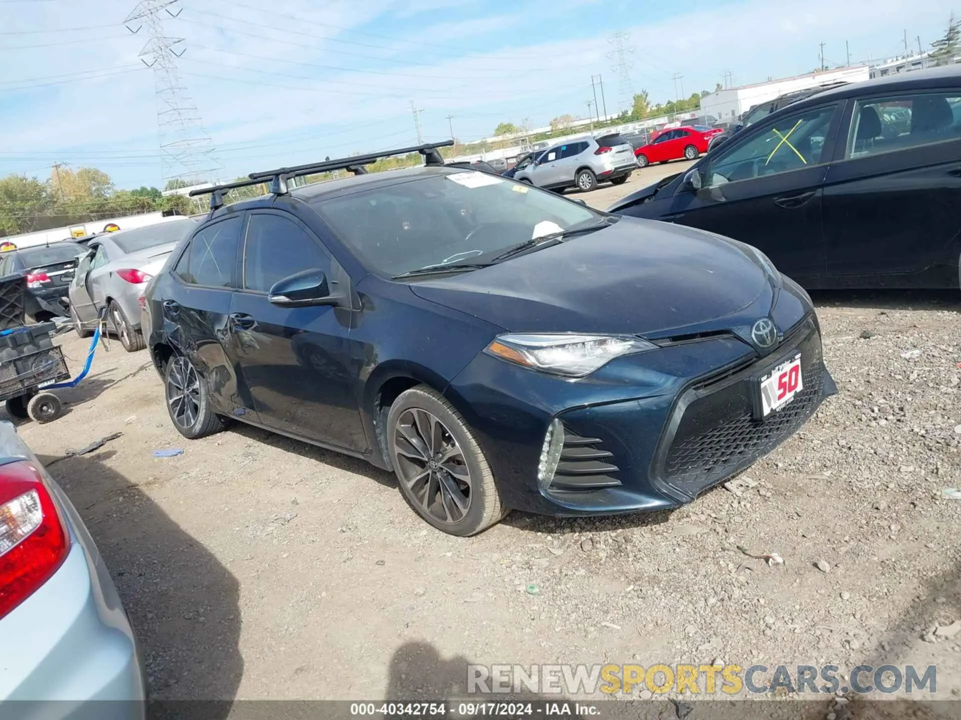 1 Photograph of a damaged car 2T1BURHE9KC192769 TOYOTA COROLLA 2019