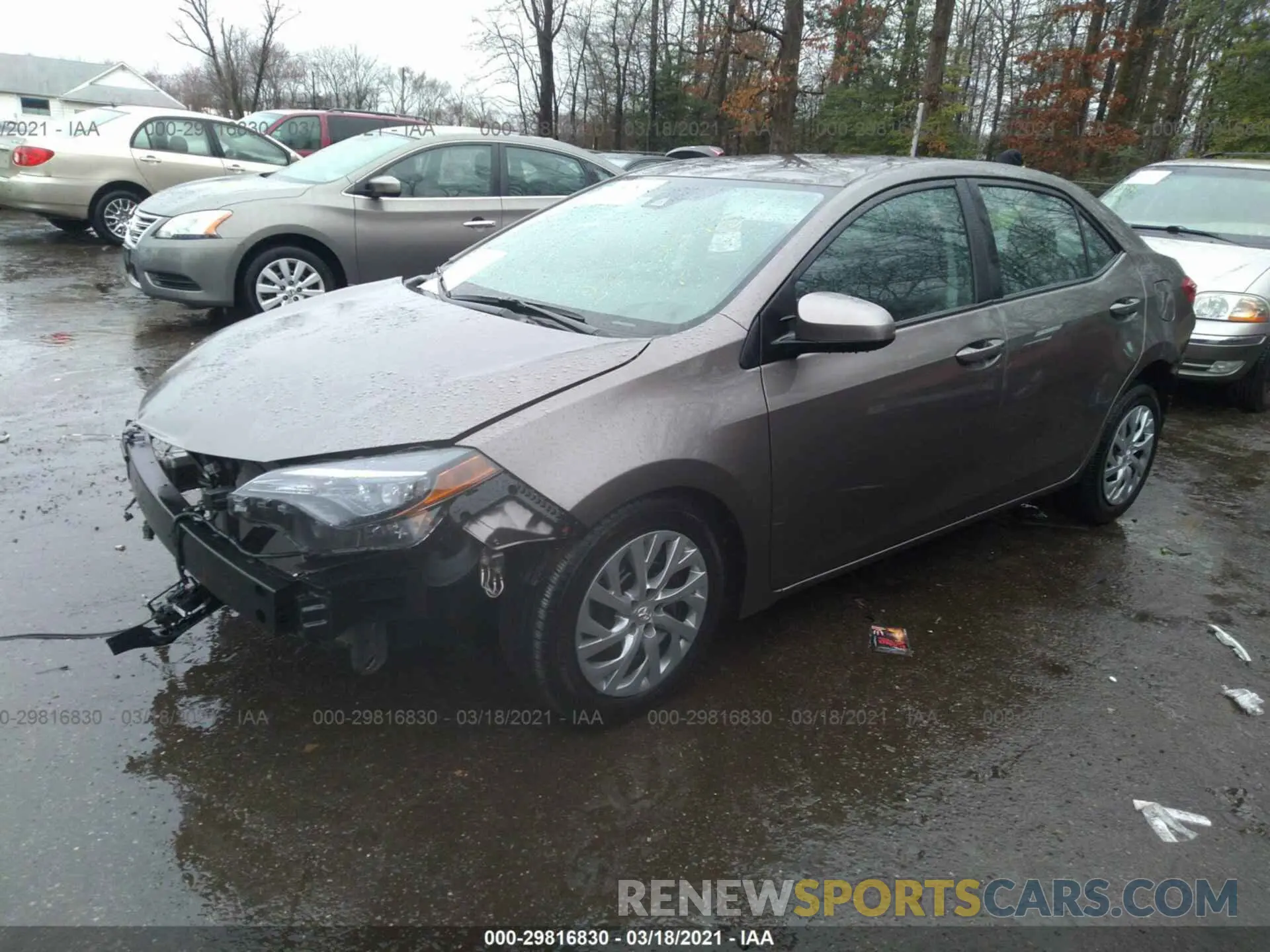 2 Photograph of a damaged car 2T1BURHE9KC199589 TOYOTA COROLLA 2019