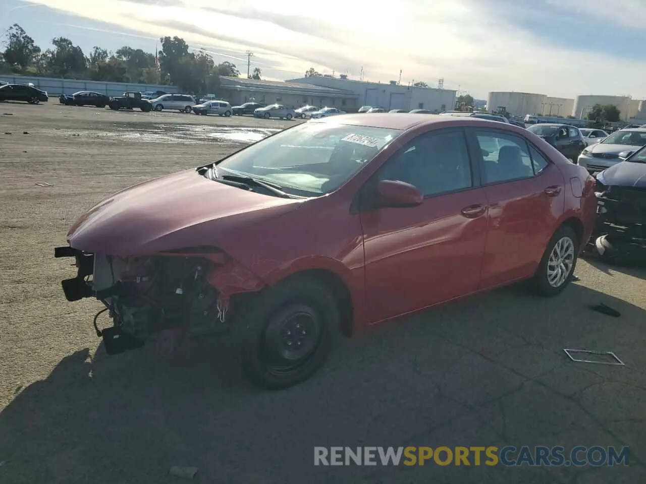 1 Photograph of a damaged car 2T1BURHE9KC211983 TOYOTA COROLLA 2019