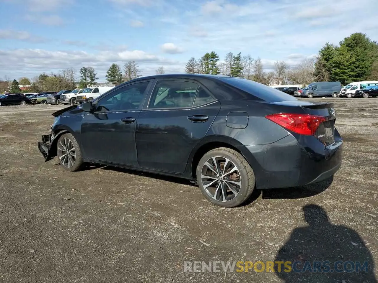 2 Photograph of a damaged car 2T1BURHE9KC212888 TOYOTA COROLLA 2019