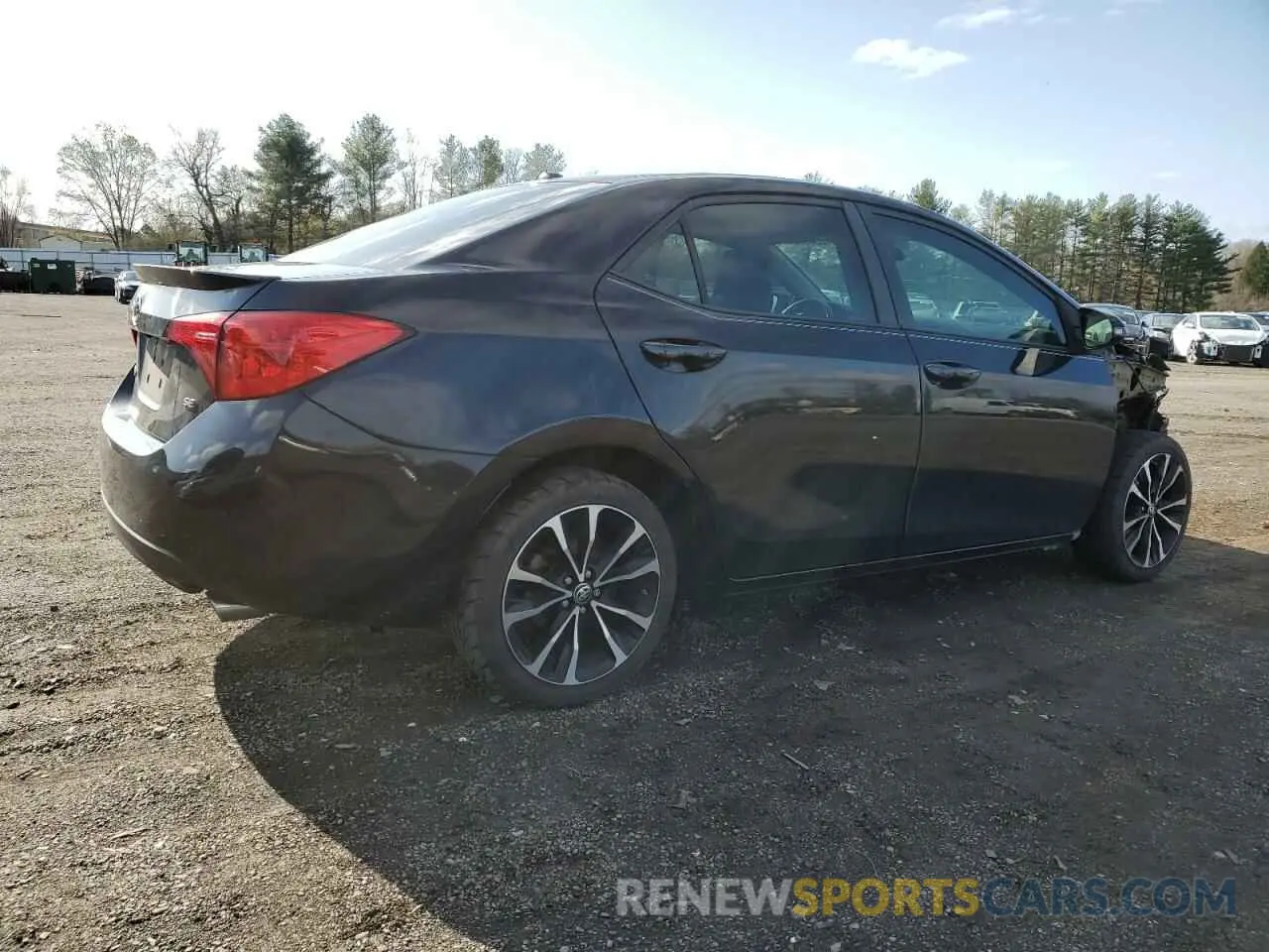 3 Photograph of a damaged car 2T1BURHE9KC212888 TOYOTA COROLLA 2019