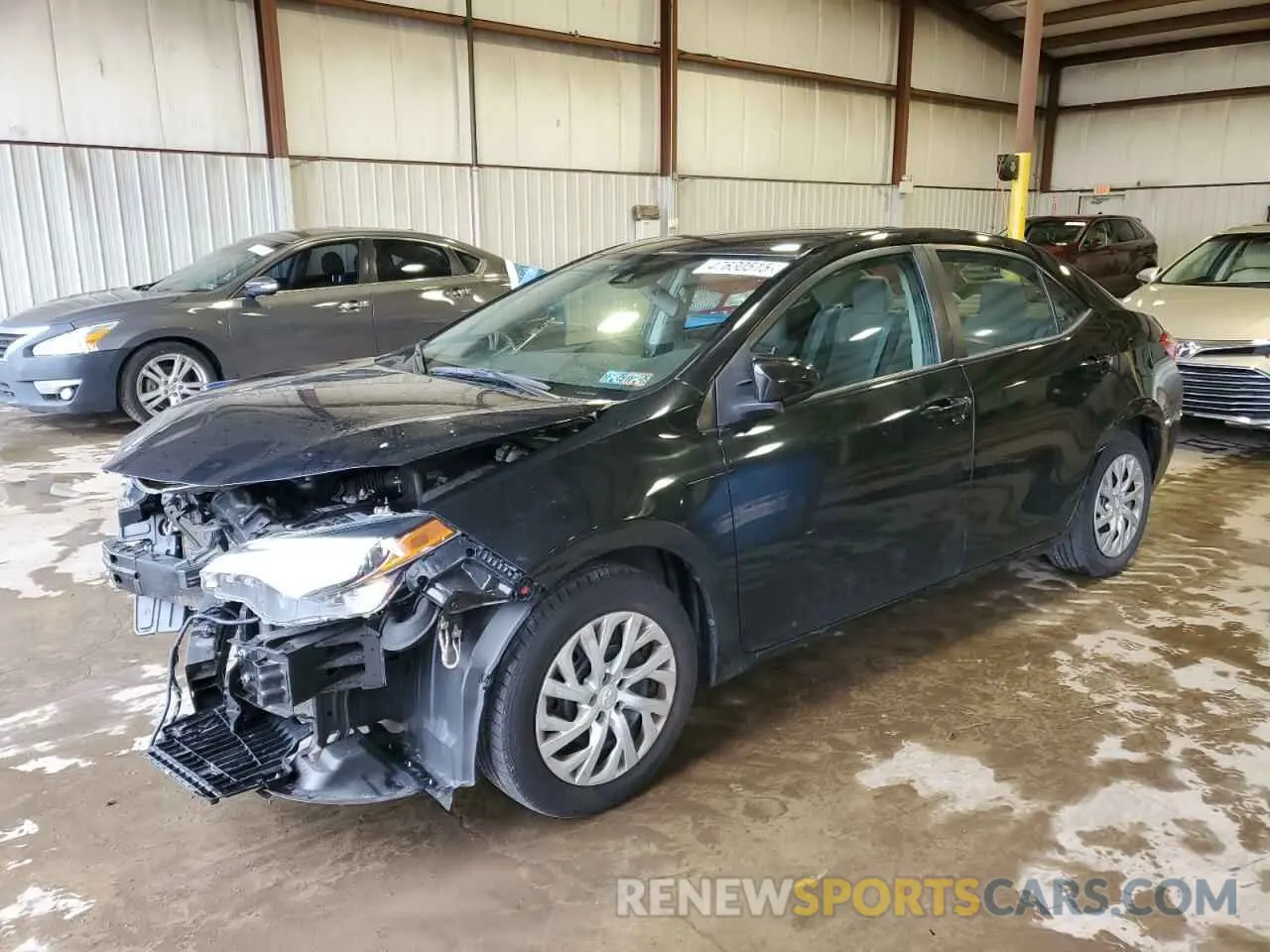 1 Photograph of a damaged car 2T1BURHE9KC216214 TOYOTA COROLLA 2019