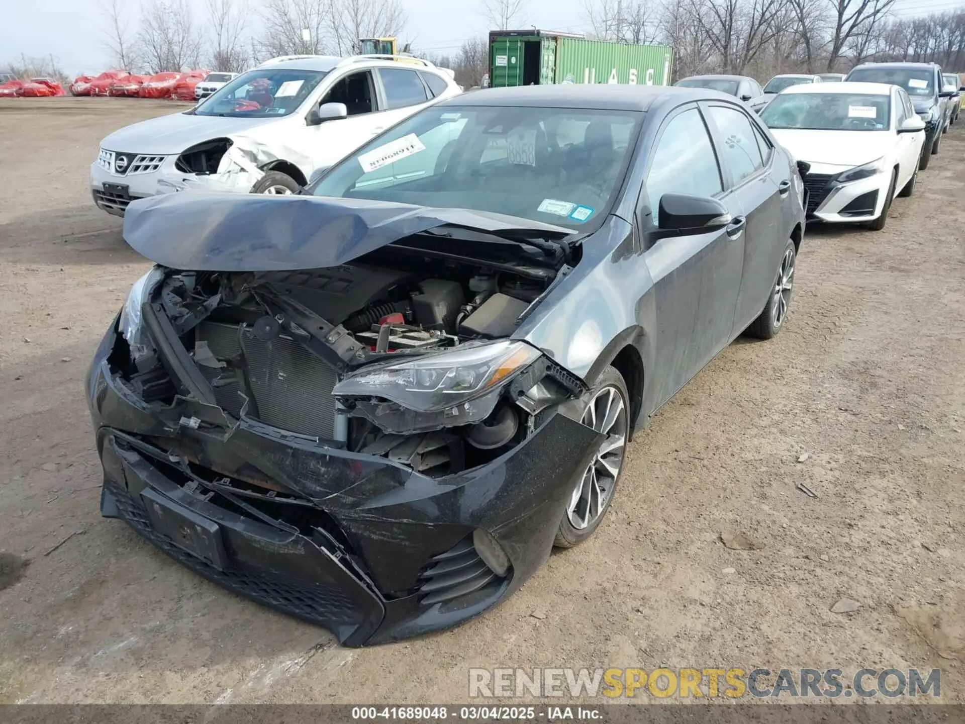2 Photograph of a damaged car 2T1BURHE9KC219002 TOYOTA COROLLA 2019