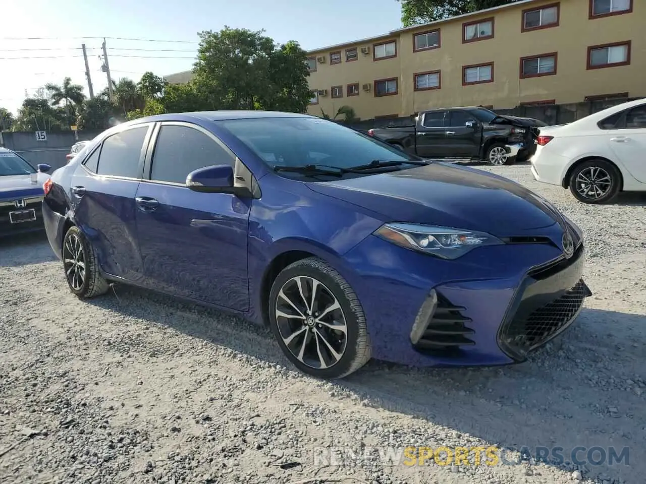 4 Фотография поврежденного автомобиля 2T1BURHE9KC223390 TOYOTA COROLLA 2019