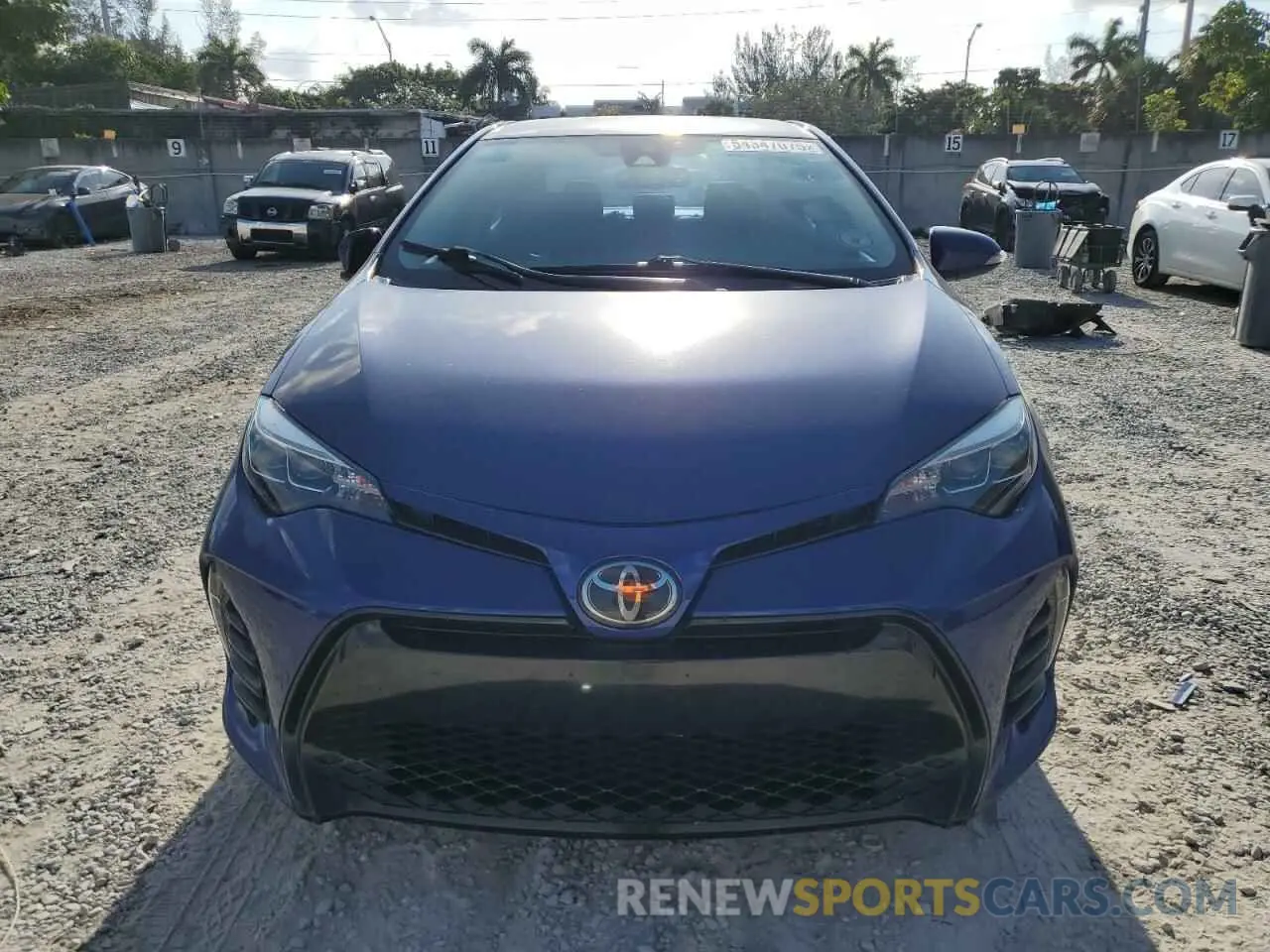 5 Фотография поврежденного автомобиля 2T1BURHE9KC223390 TOYOTA COROLLA 2019