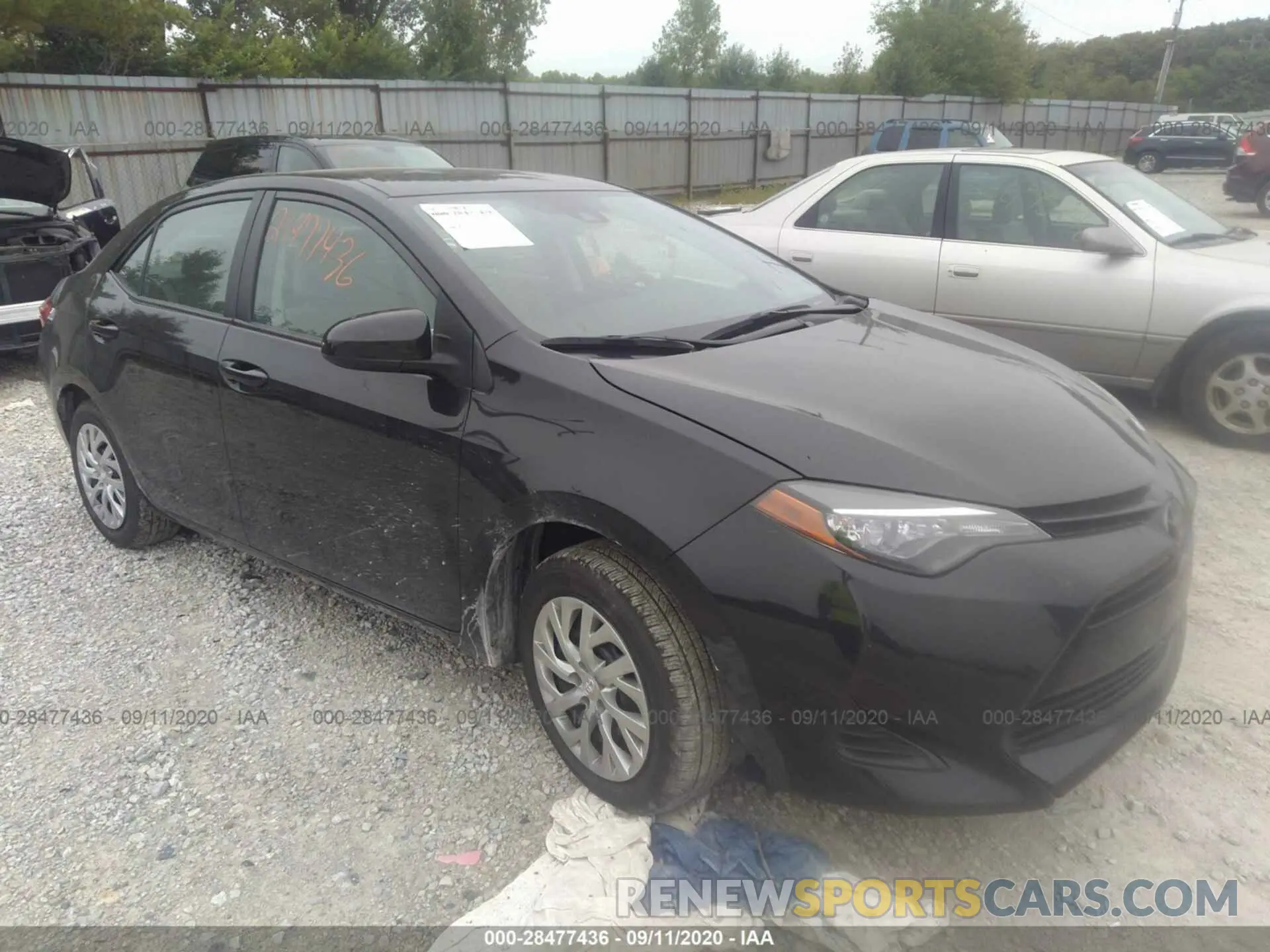 1 Photograph of a damaged car 2T1BURHE9KC223583 TOYOTA COROLLA 2019