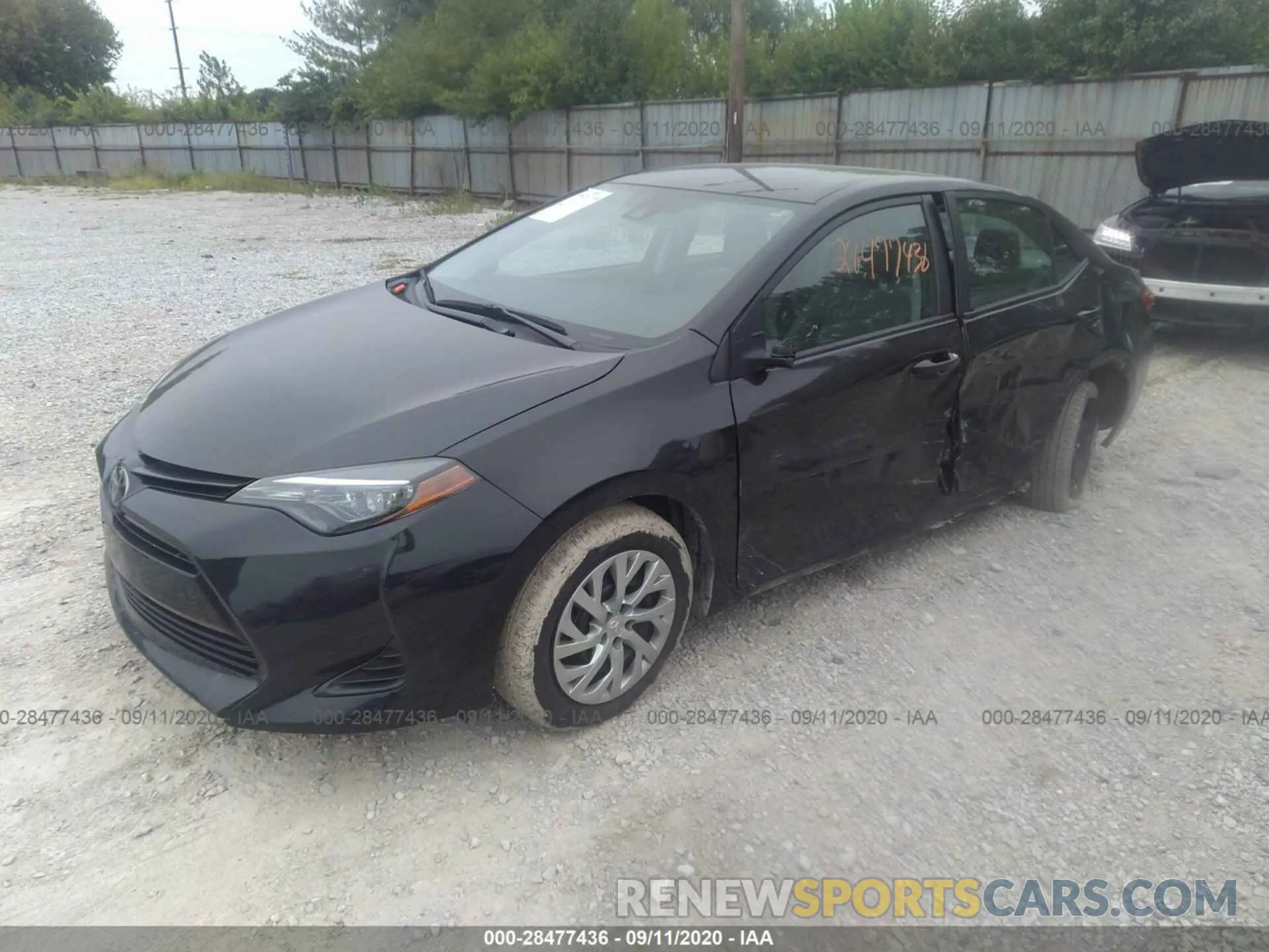 2 Photograph of a damaged car 2T1BURHE9KC223583 TOYOTA COROLLA 2019