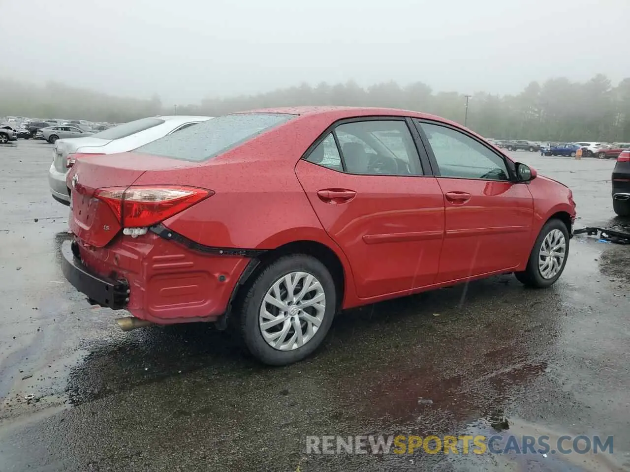 3 Photograph of a damaged car 2T1BURHE9KC227813 TOYOTA COROLLA 2019